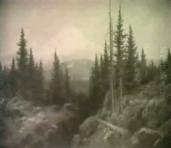 Mount Shasta Oil Painting by Thomas Hill