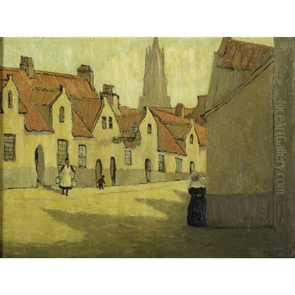 A Provencal Scene Oil Painting by Alice Hirsh