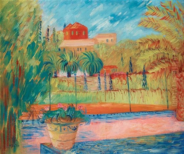 Coin Du Midi Oil Painting by Sigrid Hjerten