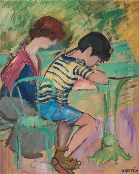 Ivan I Blagul Troja Oil Painting by Sigrid Hjerten