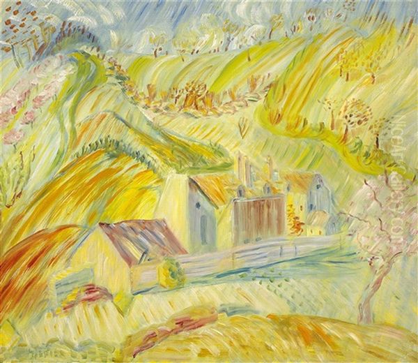 Var I Bievres Oil Painting by Sigrid Hjerten