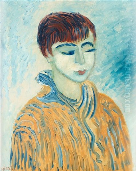 Parisiskan Oil Painting by Sigrid Hjerten