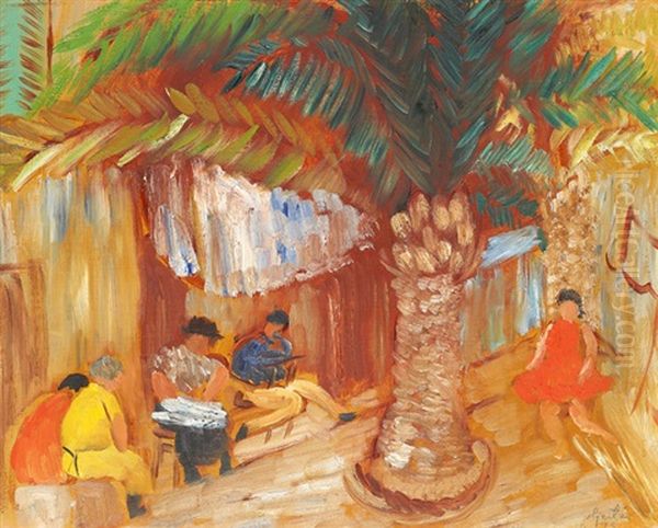 Midi Oil Painting by Sigrid Hjerten