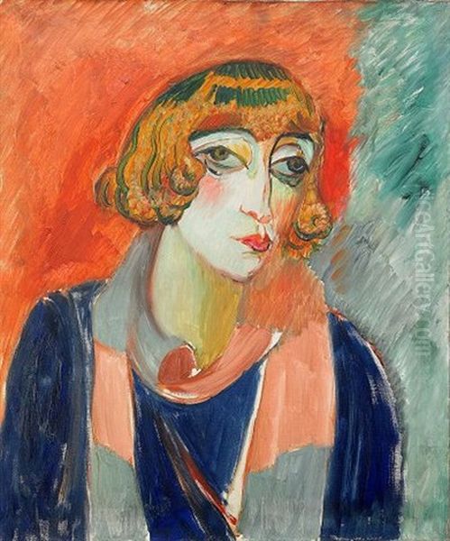 Hermionette Oil Painting by Sigrid Hjerten