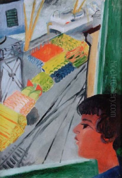 Ivan Infor Utsikten Oil Painting by Sigrid Hjerten