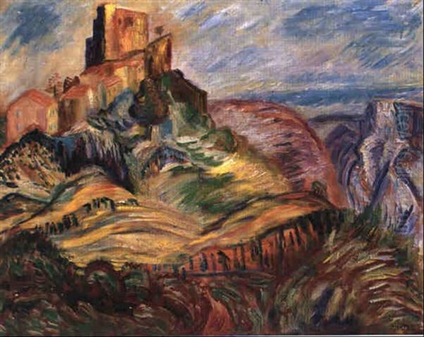 Den Gamla Borgen, Provence Oil Painting by Sigrid Hjerten