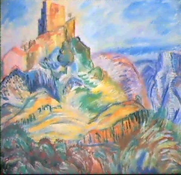 Den Gamla Borgen, Provence Oil Painting by Sigrid Hjerten