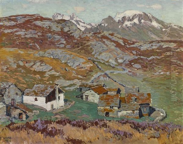 Tessiner Landschaft Oil Painting by Franz Xaver Hoch