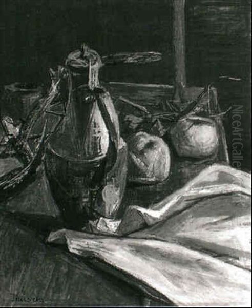 L'etang De Ville D'avray Oil Painting by Pierre Hode