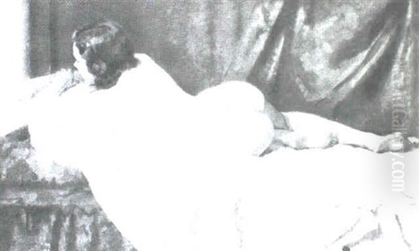 Morning Oil Painting by Francis Edwin Hodge