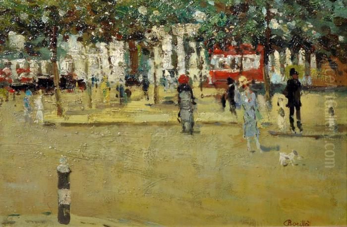 Al Parco Oil Painting by Pietro Barilla