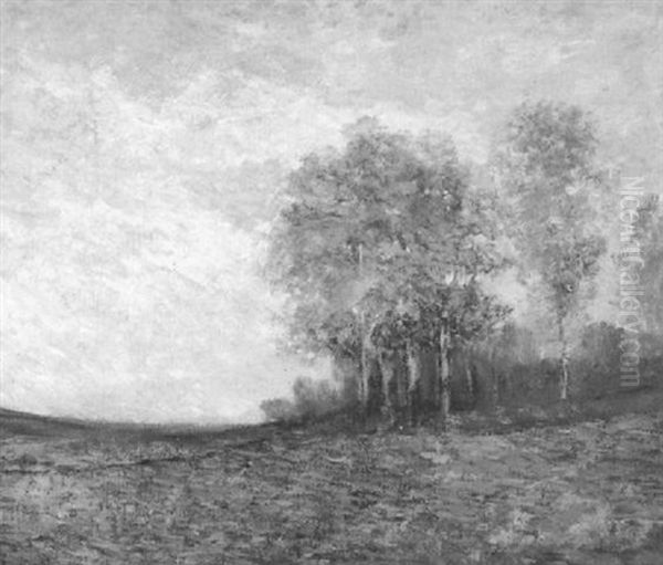 Early November Oil Painting by Arthur Hoeber