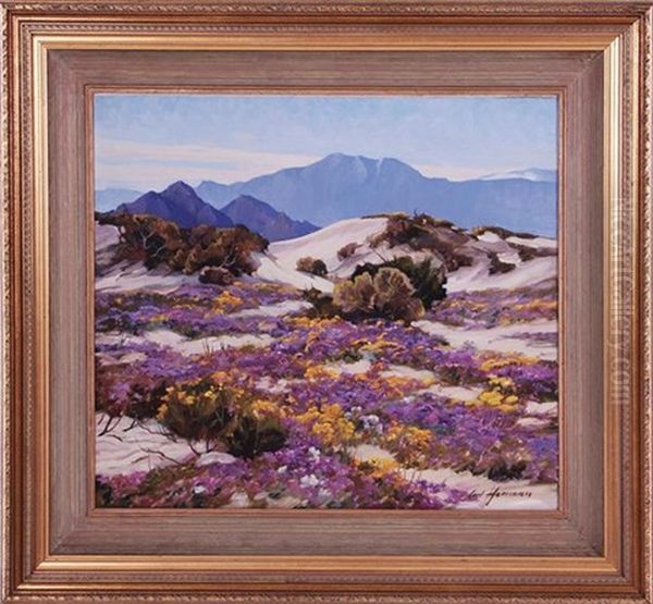 Blooming Desert, California Oil Painting by Carl Hoerman