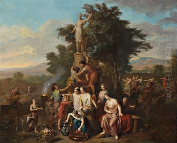 Ofrenda A Diana Oil Painting by Gerard Hoet