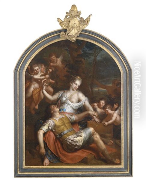 Rinaldo Und Armida Oil Painting by Gerard Hoet