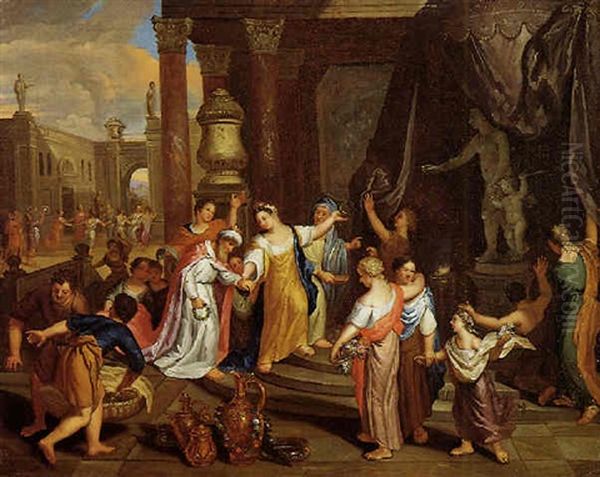 Offerta A Venere Oil Painting by Gerard Hoet