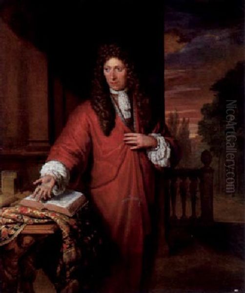 Bildnis Eines Vornehmen Herrn Oil Painting by Gerard Hoet