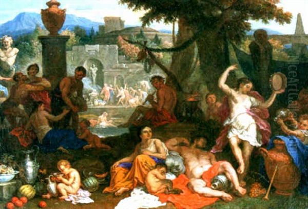 Bachantenfest Oil Painting by Gerard Hoet