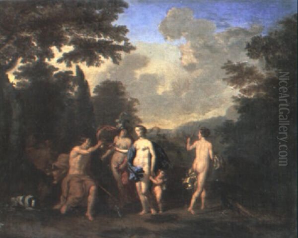 The Judgement Of Paris Oil Painting by Gerard Hoet