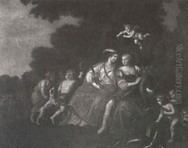 The Allegory Of Prosperity Through Peace Oil Painting by Gerard Hoet