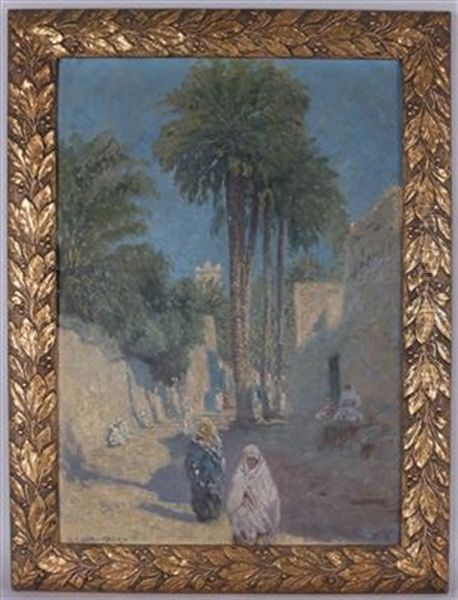 Algerische Gassenszene Oil Painting by Karl Hofmann
