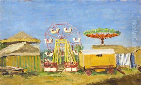 Maringotka (ruske Kolo) Oil Painting by Karel Holan