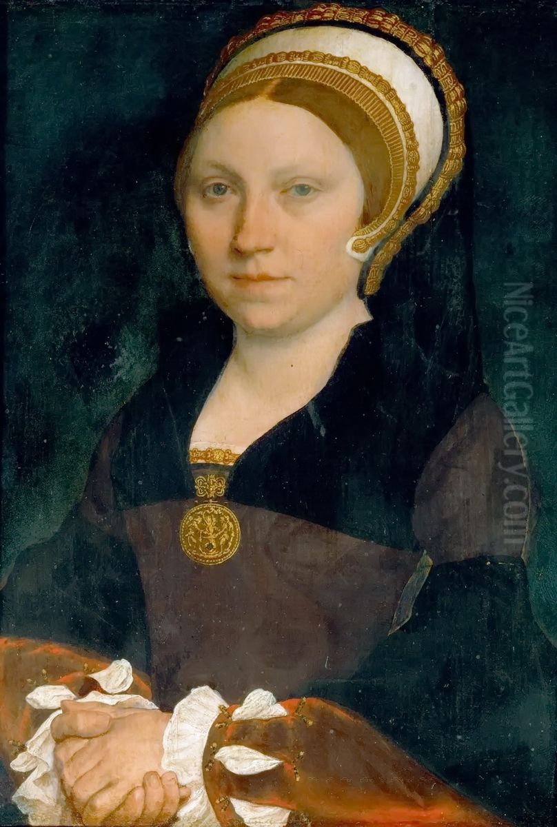 Bildnis Einer Englischen Dame Oil Painting by Hans Holbein the Younger