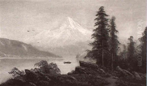 Mt. Shasta Oil Painting by Ransom Gillet Holdredge