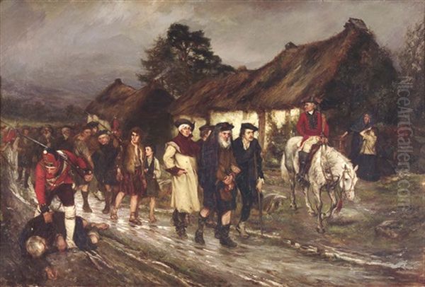 The End Of The 45 Oil Painting by William Brassey Hole