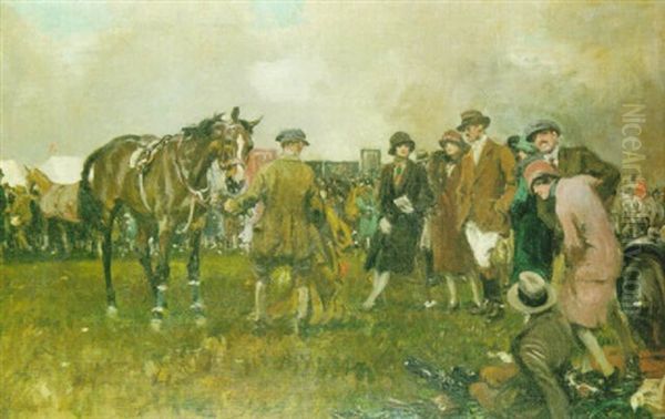 The Favourite's Arrival Oil Painting by Gilbert Holiday