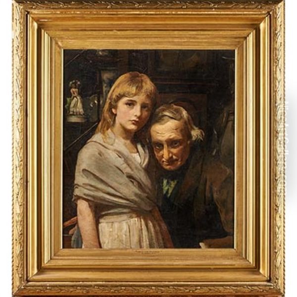 April And December Oil Painting by Frank Holl