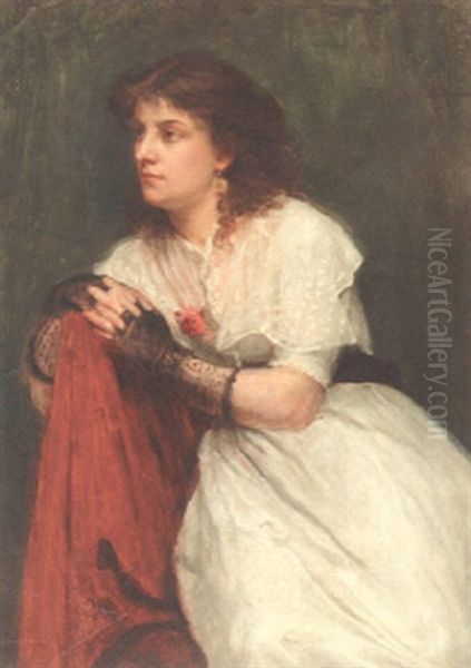 Contemplation Oil Painting by Frank Holl