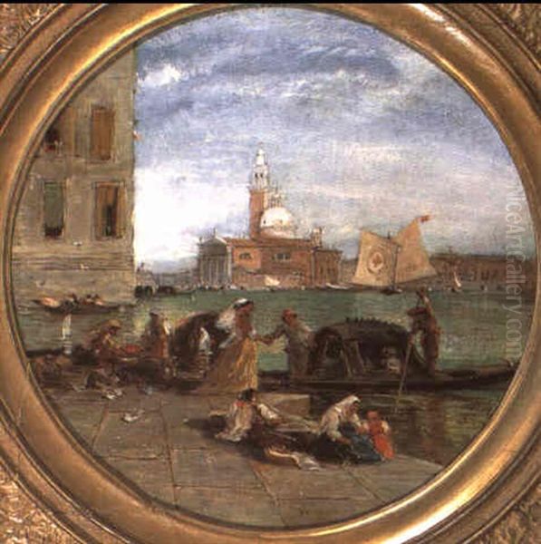 La Guidecca Venezia Oil Painting by James Holland