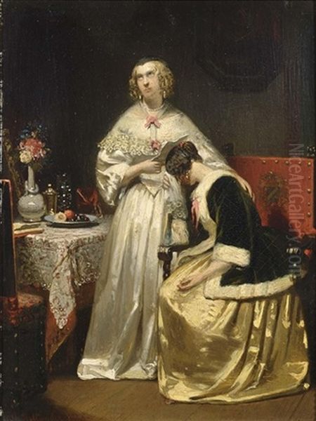 News From Far Oil Painting by Hendrik Hollander