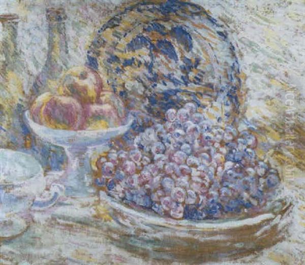 Stilleven Met Vruchten Oil Painting by Albert Van Holsbeeck