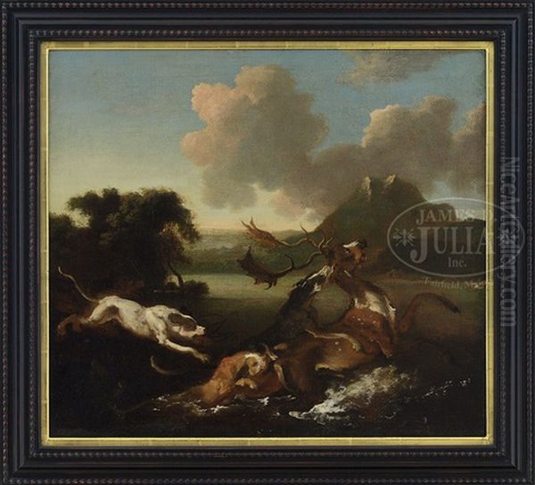 The Takedown Oil Painting by Abraham Danielsz. Hondius