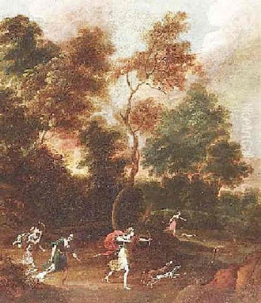 Diana Bei Der Jagd Oil Painting by Abraham Danielsz. Hondius