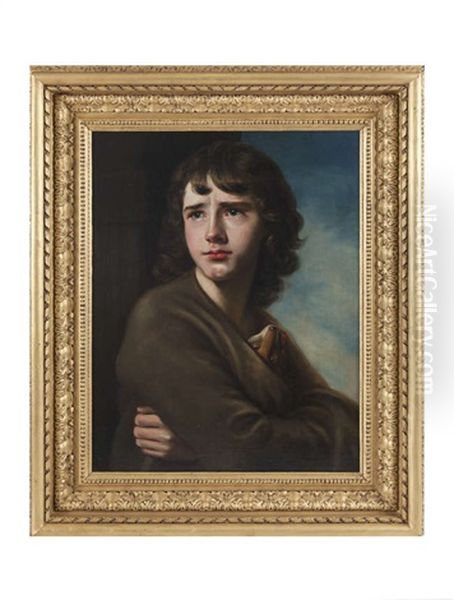The Spartan Boy - A Portrait Of John Camillus Hone (1759-1836) Oil Painting by Nathaniel Hone