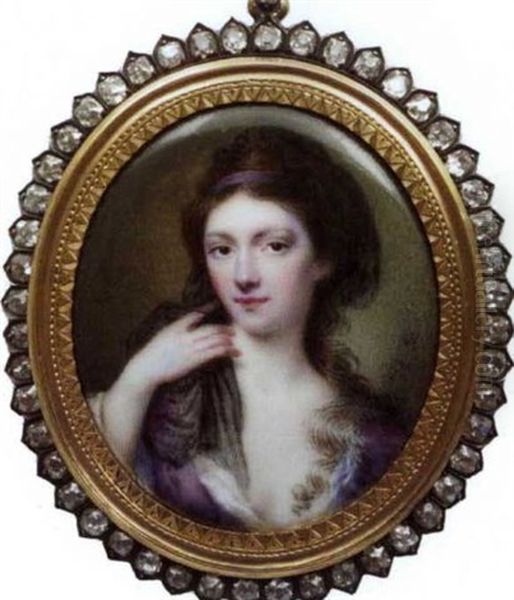 Portrait Of A Lady Oil Painting by Nathaniel Hone