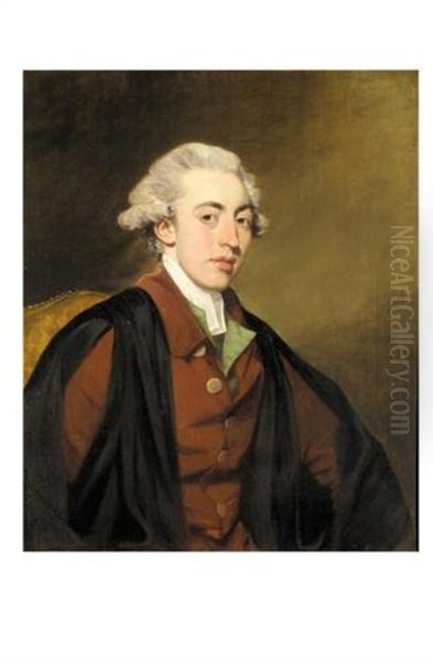 Portrait Of John Whitley Stokes, K.c. Oil Painting by Nathaniel Hone