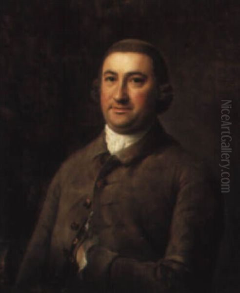Portrait Of A Gentleman Oil Painting by Nathaniel Hone