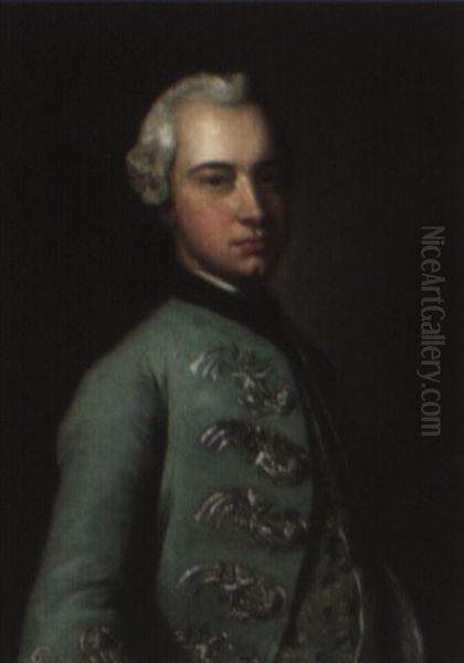 Portrait Of Sir Richard Alston Oil Painting by Nathaniel Hone