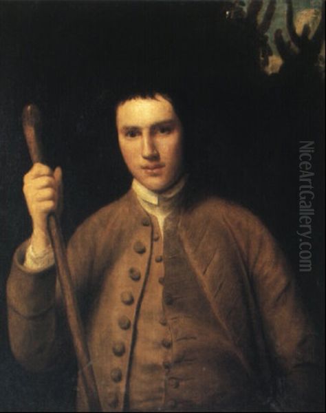 Portrait Of A Gentleman Oil Painting by Nathaniel Hone