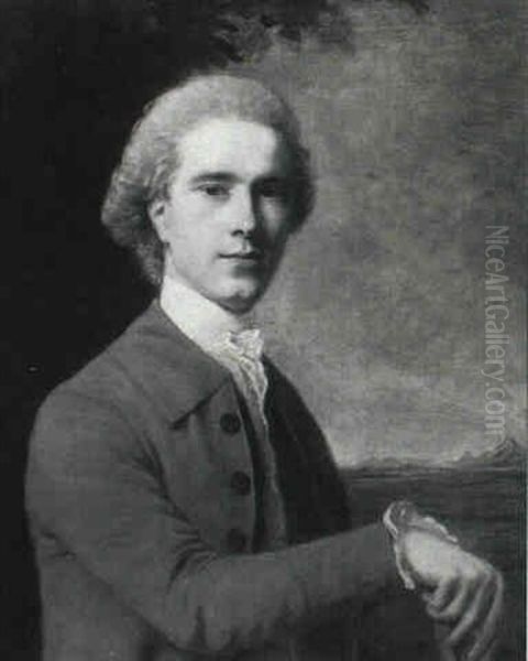 Portrait Of A Young Man Oil Painting by Nathaniel Hone