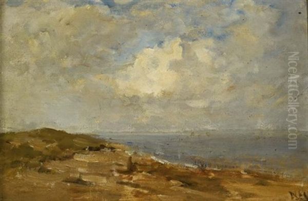 The Beach At Malahide Oil Painting by Nathaniel Hone the Younger