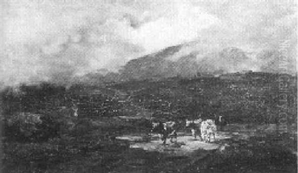 Glenmalure Co., Wicklow Oil Painting by Nathaniel Hone the Younger