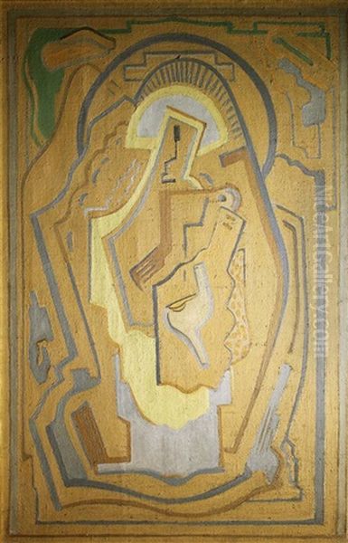 La Maternite Oil Painting by Evie Sydney Hone