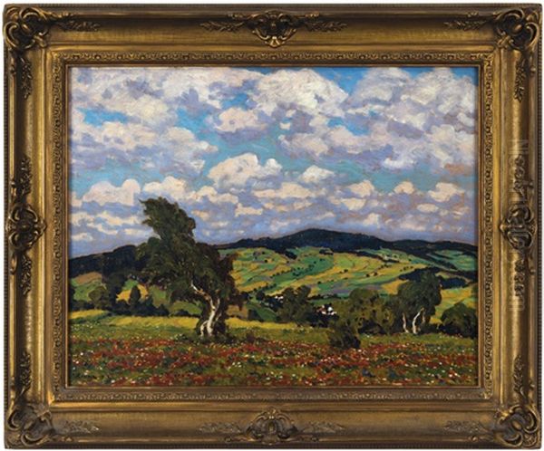 Letni Krajina Oil Painting by Jan Honsa