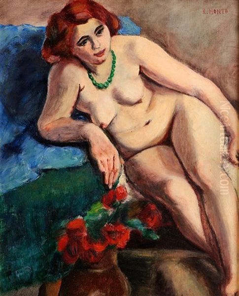 Nude Study Oil Painting by Renee Honta