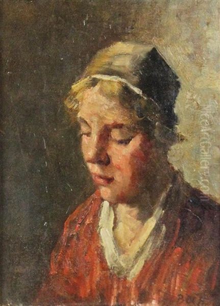 A Farmer's Wife Oil Painting by Bernard Johann De Hoog